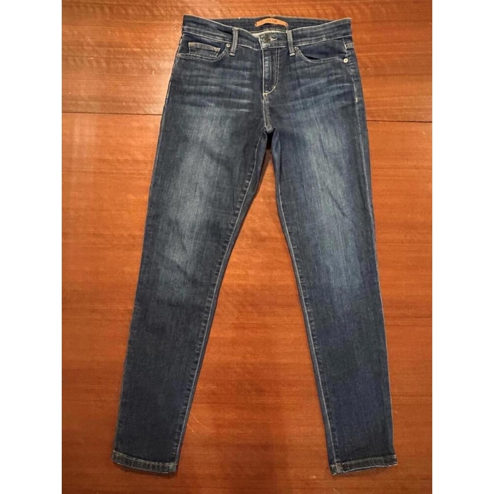 Joe's Jeans The Icon Ankle Chandra Mid Rise Skinny Jeans Dark Wash 27 Slim Fit